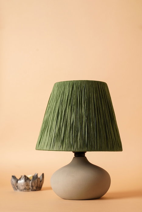 Opviq Lámpara de Mesa de Cerámica Beige YL545